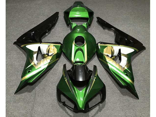 Shop Green & Gold Honda CBR1000RR Motorcycle Fairings 06-07 Shop Green & Gold Honda CBR1000RR Motorcycle Fairings 06-07