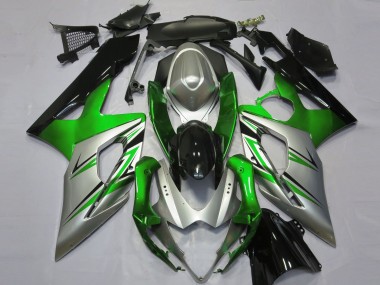 Shop Green Silver and Black Suzuki GSXR Motorcycle Fairings 1000 Motorcycle Fairings 05-06