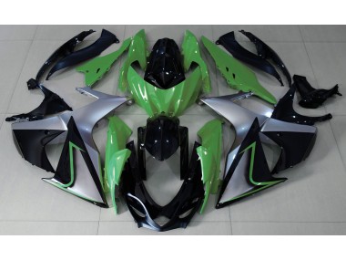 Shop Green Silver and Black Suzuki GSXR Motorcycle Fairings 1000 Motorcycle Fairings 09-16