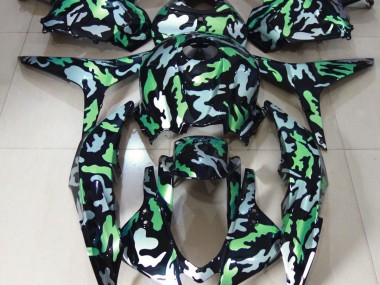 Shop Green Snow Camo Honda CBR600RR Motorcycle Fairings 09-12