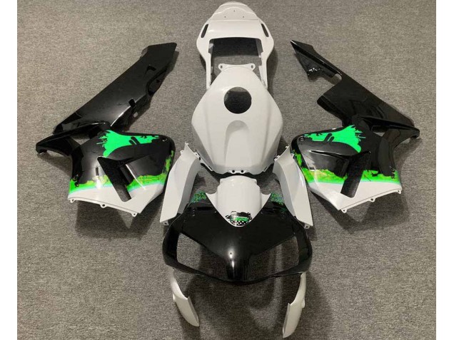 Shop Green Splatter Honda CBR600RR Motorcycle Fairings 03-04 Shop Green Splatter Honda CBR600RR Motorcycle Fairings 03-04