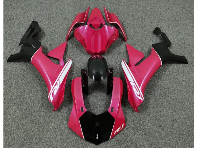 Shop Hot Pink and Black Yamaha R1 Motorcycle Fairings 15-19 Shop Hot Pink and Black Yamaha R1 Motorcycle Fairings 15-19