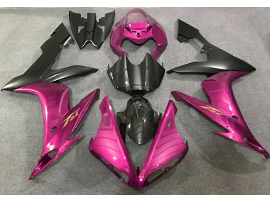 Shop Hot Pink and Carbon Style Yamaha R1 Motorcycle Fairings 04-06
