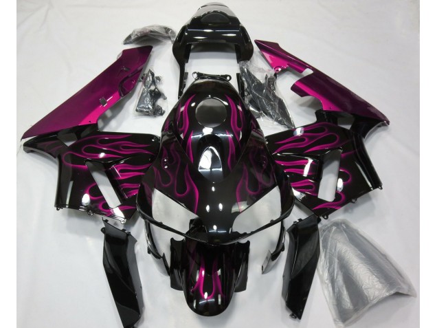 Shop Hot Pink Flames Honda CBR600RR Motorcycle Fairings 03-04 Shop Hot Pink Flames Honda CBR600RR Motorcycle Fairings 03-04