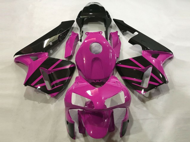Shop Hot Pink & Gloss Black Honda CBR600RR Motorcycle Fairings 03-04 Shop Hot Pink & Gloss Black Honda CBR600RR Motorcycle Fairings 03-04