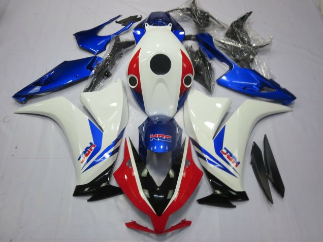 Shop HRC Deep Blue Honda CBR1000RR Motorcycle Fairings 12-16 Shop HRC Deep Blue Honda CBR1000RR Motorcycle Fairings 12-16