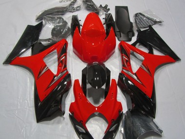 Shop Lava Red and Black Suzuki GSXR Motorcycle Fairings 1000 Motorcycle Fairings 07-08