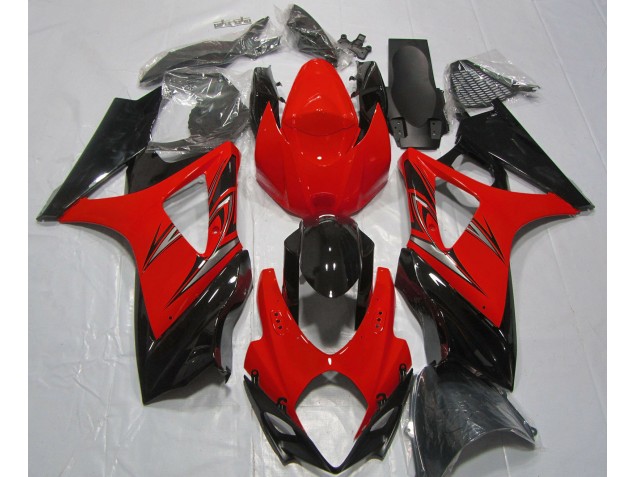 Shop Lava Red and Black Suzuki GSXR Motorcycle Fairings 1000 Motorcycle Fairings 07-08 Shop Lava Red and Black Suzuki GSXR Motorcycle Fairings 1000 Motorcycle Fairings 07-08