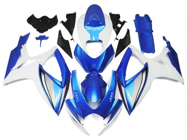 Shop Light Blue and Deep Blue OEM Style Suzuki GSXR750 Motorcycle Fairings 06-07 Shop Light Blue and Deep Blue OEM Style Suzuki GSXR750 Motorcycle Fairings 06-07