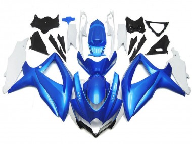 Shop Light Blue and White Custom Style Suzuki GSXR750 Motorcycle Fairings 08-10