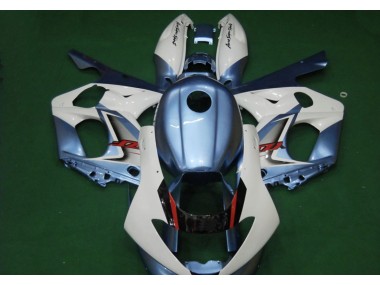 Shop Light Blue and White Yamaha YZF600 Motorcycle Fairings Thundercat Motorcycle Fairings 98-07