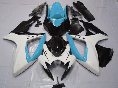 Shop Light Blue Star Suzuki GSXR750 Motorcycle Fairings 06-07