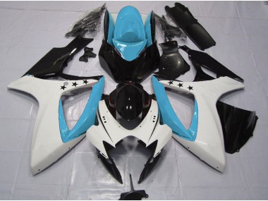 Shop Light Blue Star Suzuki GSXR750 Motorcycle Fairings 06-07