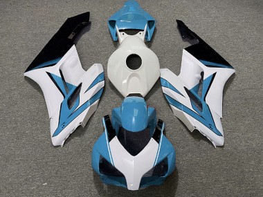 Shop Light Blue White and Black Gloss Honda CBR1000RR Motorcycle Fairings 04-05