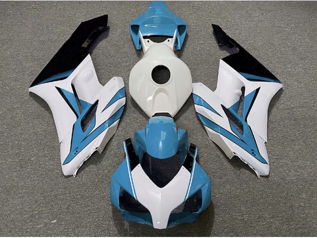 Shop Light Blue White and Black Gloss Honda CBR1000RR Motorcycle Fairings 04-05 Shop Light Blue White and Black Gloss Honda CBR1000RR Motorcycle Fairings 04-05
