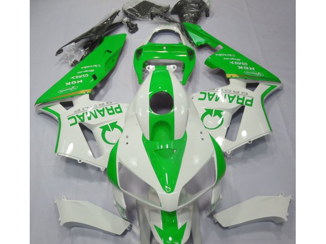 Shop Light Green and White Pramac Honda CBR600RR Motorcycle Fairings 05-06 Shop Light Green and White Pramac Honda CBR600RR Motorcycle Fairings 05-06