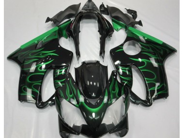 Shop Light Green Flame Honda CBR600 Motorcycle Fairings F4i Motorcycle Fairings 04-07