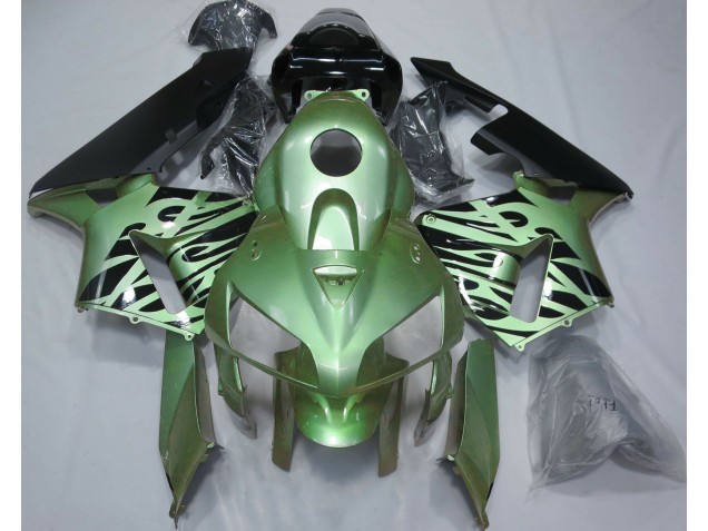 Shop Light Green Flame Honda CBR600RR Motorcycle Fairings 05-06 Shop Light Green Flame Honda CBR600RR Motorcycle Fairings 05-06
