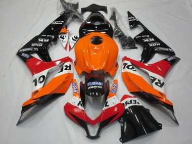 Shop Light Orange Repsol Honda CBR600RR Motorcycle Fairings 07-08