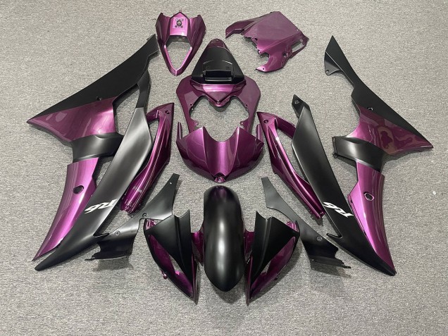 Shop Light Purple and Matte Black Yamaha R6 Motorcycle Fairings 08-16