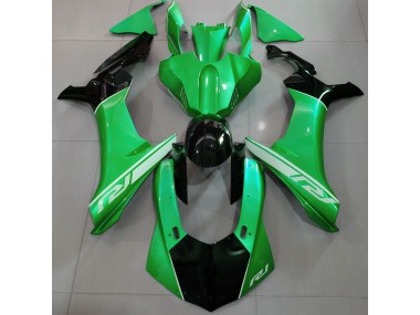 Shop Lizard Green and Black Yamaha R1 Motorcycle Fairings 15-19