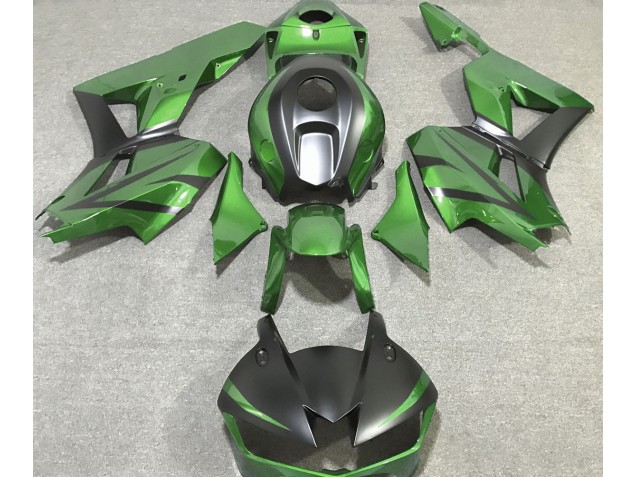 Shop Lizard Green and Matte Black Honda CBR600RR Motorcycle Fairings 13-20 Shop Lizard Green and Matte Black Honda CBR600RR Motorcycle Fairings 13-20