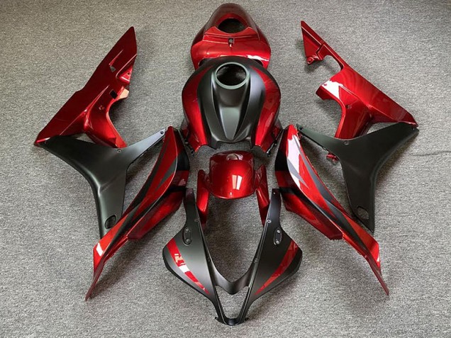 Shop Maroon Red Honda CBR600RR Motorcycle Fairings 07-08 Shop Maroon Red Honda CBR600RR Motorcycle Fairings 07-08