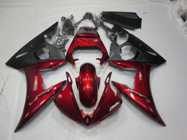 Shop Maroon Red Yamaha R6 Motorcycle Fairings 05 Shop Maroon Red Yamaha R6 Motorcycle Fairings 05