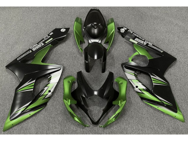 Shop Matte Black and Green Suzuki GSXR Motorcycle Fairings 1000 Motorcycle Fairings 05-06 Shop Matte Black and Green Suzuki GSXR Motorcycle Fairings 1000 Motorcycle Fairings 05-06