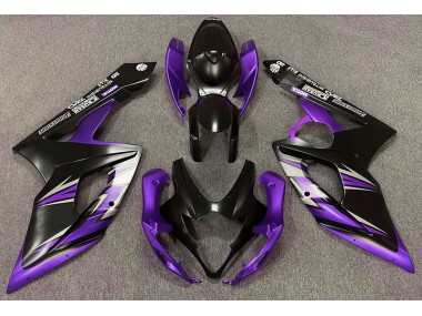 Shop Matte Black and Purple Suzuki GSXR Motorcycle Fairings 1000 Motorcycle Fairings 05-06