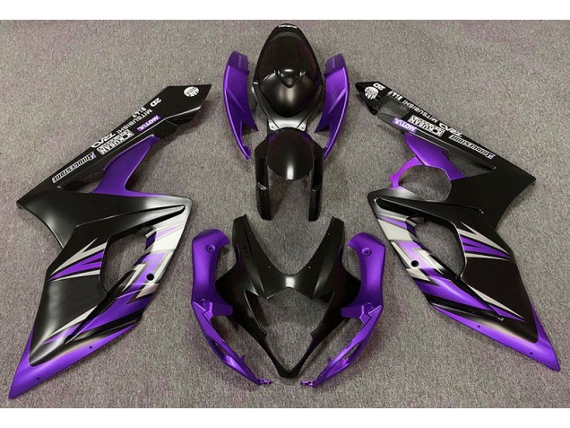 Shop Matte Black and Purple Suzuki GSXR Motorcycle Fairings 1000 Motorcycle Fairings 05-06 Shop Matte Black and Purple Suzuki GSXR Motorcycle Fairings 1000 Motorcycle Fairings 05-06