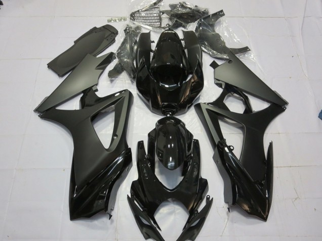 Shop Matte Black Gloss Black Suzuki GSXR Motorcycle Fairings 1000 Motorcycle Fairings 07-08 Shop Matte Black Gloss Black Suzuki GSXR Motorcycle Fairings 1000 Motorcycle Fairings 07-08