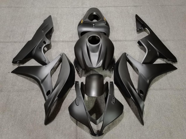 Shop Matte Black Gold Decals Honda CBR600RR Motorcycle Fairings 07-08 Shop Matte Black Gold Decals Honda CBR600RR Motorcycle Fairings 07-08