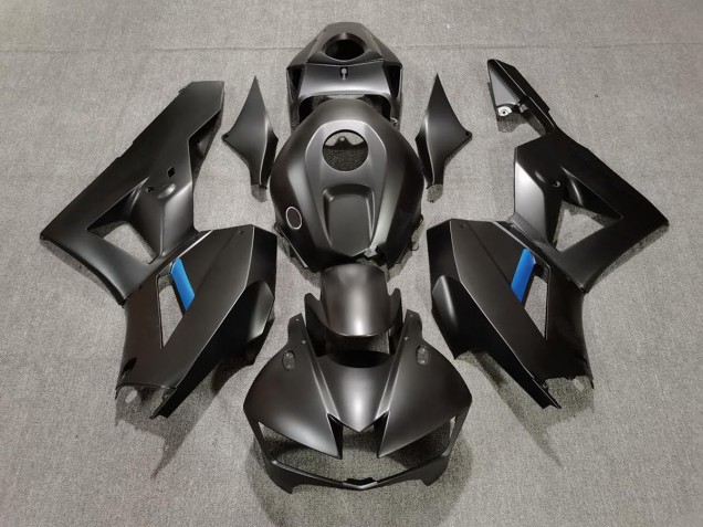 Shop Matte Black & Light Blue Honda CBR600RR Motorcycle Fairings 13-20 Shop Matte Black & Light Blue Honda CBR600RR Motorcycle Fairings 13-20