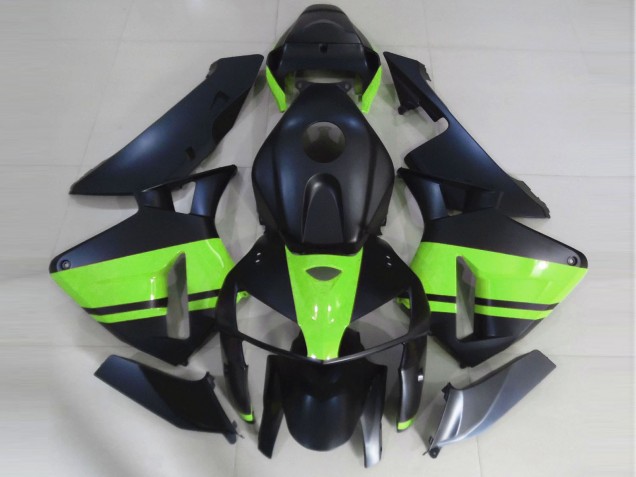Shop Matte Black & Light Green Honda CBR600RR Motorcycle Fairings 05-06 Shop Matte Black & Light Green Honda CBR600RR Motorcycle Fairings 05-06