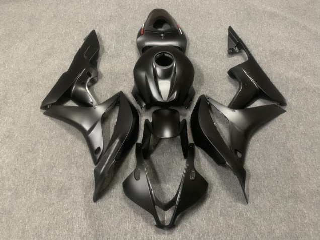 Shop Matte Black & Logos Honda CBR600RR Motorcycle Fairings 07-08 Shop Matte Black & Logos Honda CBR600RR Motorcycle Fairings 07-08