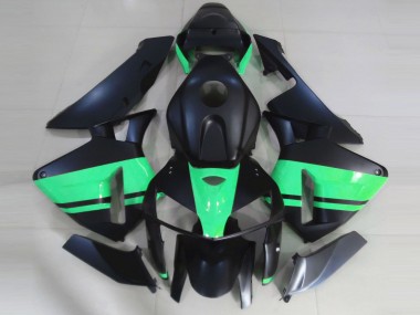 Shop Matte Black & Special Green Honda CBR600RR Motorcycle Fairings 05-06