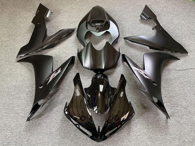 Shop Matte Black Style Yamaha R1 Motorcycle Fairings 04-06 Shop Matte Black Style Yamaha R1 Motorcycle Fairings 04-06