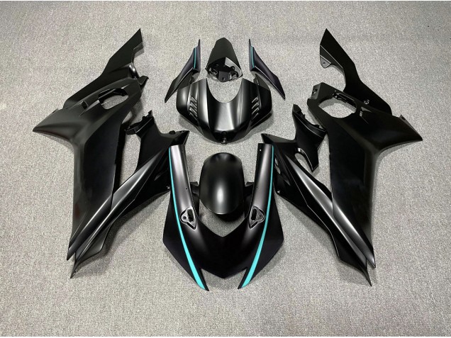Shop Matte Black & Teal Accents Yamaha R6 Motorcycle Fairings 17-19 Shop Matte Black & Teal Accents Yamaha R6 Motorcycle Fairings 17-19