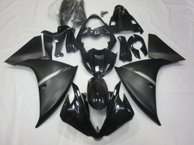 Shop Matte Black Yamaha R1 Motorcycle Fairings 13-14 Shop Matte Black Yamaha R1 Motorcycle Fairings 13-14