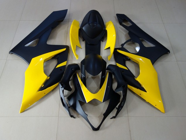 Shop Matte Black & Yellow Suzuki GSXR Motorcycle Fairings 1000 Motorcycle Fairings 05-06 Shop Matte Black & Yellow Suzuki GSXR Motorcycle Fairings 1000 Motorcycle Fairings 05-06