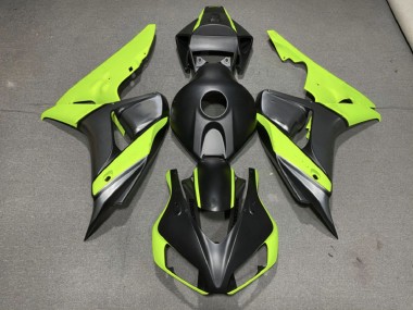 Shop Matte Gray Black and Green Honda CBR1000RR Motorcycle Fairings 06-07
