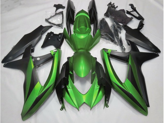 Shop Matte Green No R Suzuki GSXR750 Motorcycle Fairings 08-10 Shop Matte Green No R Suzuki GSXR750 Motorcycle Fairings 08-10