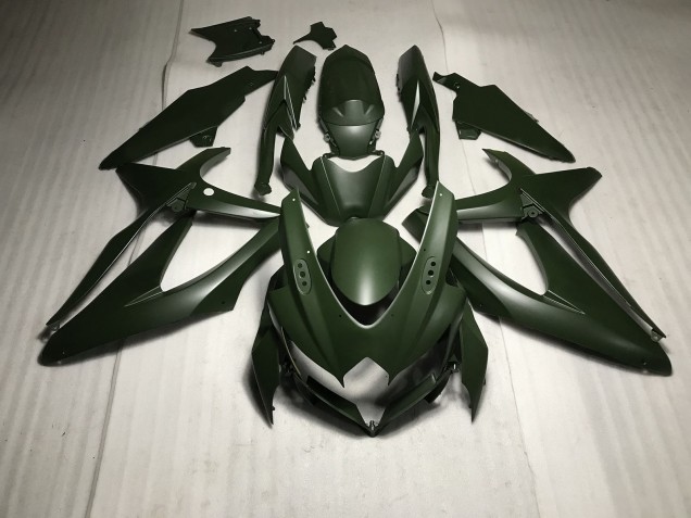 Shop Matte Green Suzuki GSXR750 Motorcycle Fairings 08-10 Shop Matte Green Suzuki GSXR750 Motorcycle Fairings 08-10