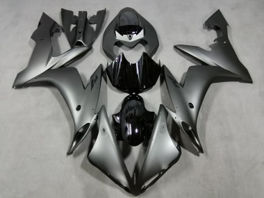 Shop Matte Grey & Gloss Black Yamaha R1 Motorcycle Fairings 04-06