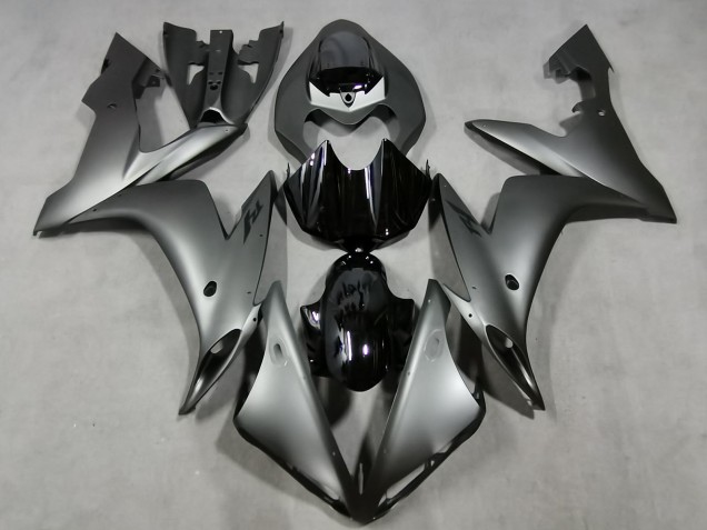 Shop Matte Grey & Gloss Black Yamaha R1 Motorcycle Fairings 04-06 Shop Matte Grey & Gloss Black Yamaha R1 Motorcycle Fairings 04-06