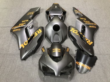 Shop Matte Grey Orange Repsol Honda CBR1000RR Motorcycle Fairings 04-05