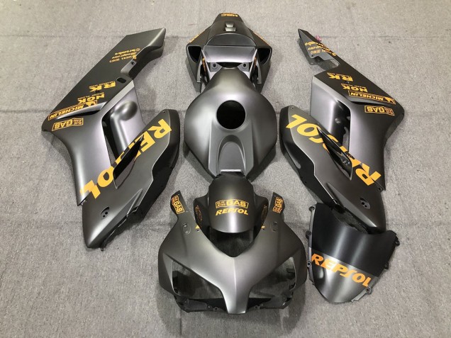 Shop Matte Grey Orange Repsol Honda CBR1000RR Motorcycle Fairings 04-05 Shop Matte Grey Orange Repsol Honda CBR1000RR Motorcycle Fairings 04-05