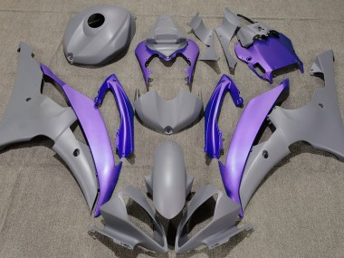 Shop Matte Grey & Purple Yamaha R6 Motorcycle Fairings 08-16
