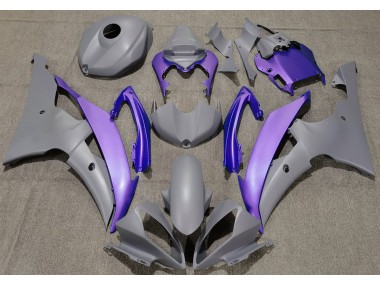 Shop Matte Grey & Purple Yamaha R6 Motorcycle Fairings 08-16